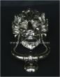 "10 Downing Street" Nickel Lion Door Knocker