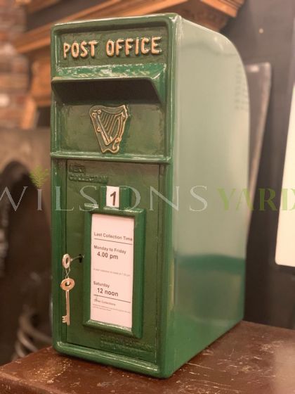 Vintage cast iron style post box