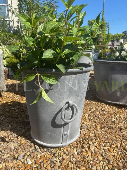 Small Ashford heavy duty riveted planter with ring handles