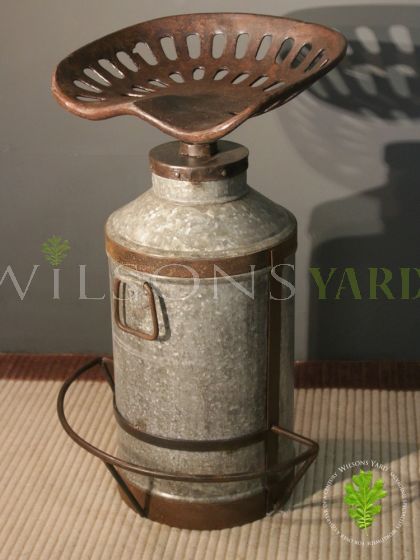 Milk Churn/Tractor Seat Stool