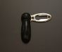 Ebonized Beech Escutcheon Nickel