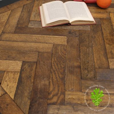 Vintage English Oak Parquet