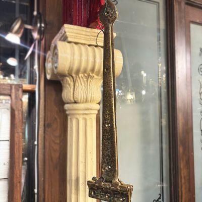 Large brass door hinges 