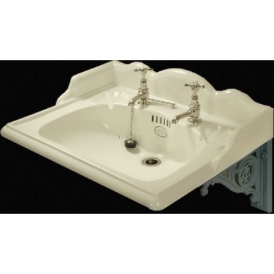 25 Inch Washbasin Set - Antique White China.