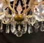 Pair of restored vintage Marie Teresa chandeliers