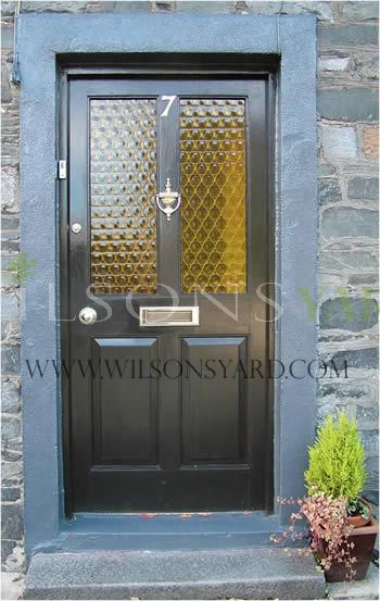 Half glazed Victorian style door