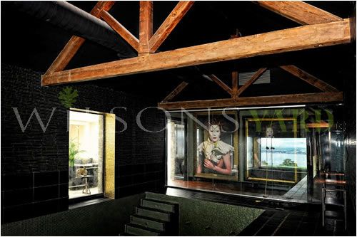 Antique Pine King Post Truss