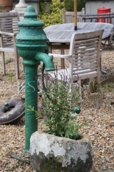 Antique cast iron pump