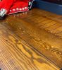 Salvaged ebonized Douglas Fir plank flooring 