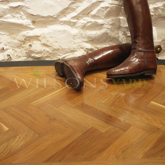 Reclaimed parquet flooring 