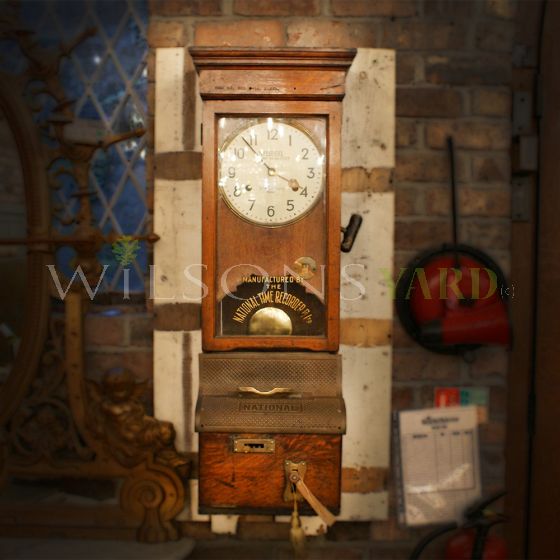 Antique clocking in machine
