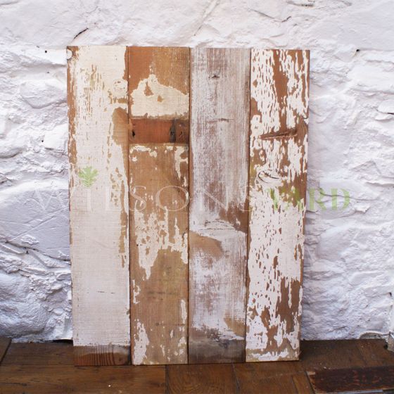 Reclaimed timber wall cladding
