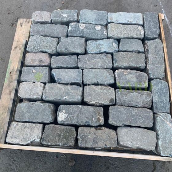 Reclaimed basalt cobbles