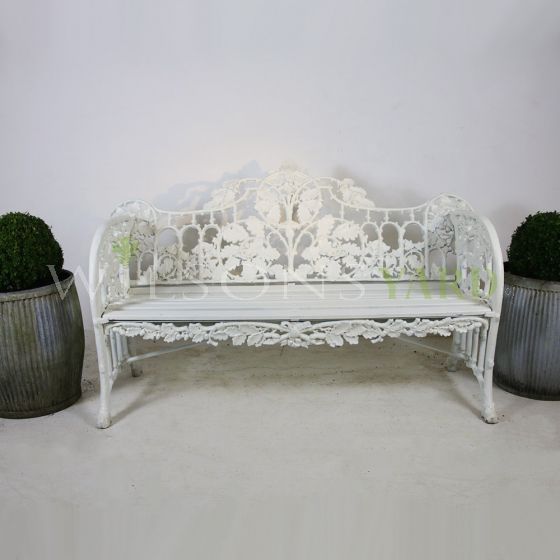 Cast iron Coalbrookdale style garden bench
