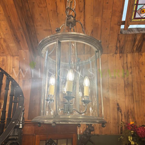 One of a matching pair of vintage French lanterns