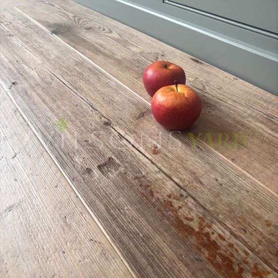 Reclaimed bleached Pine plank 