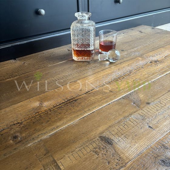 Reclaimed whiskey distillery pine boarding 