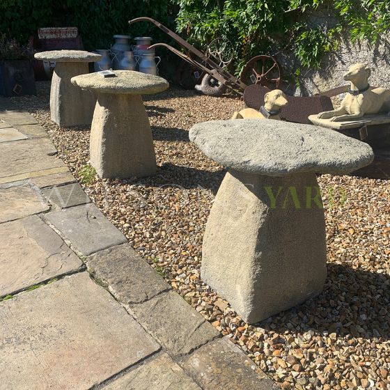 Nice period style garden staddle stones
