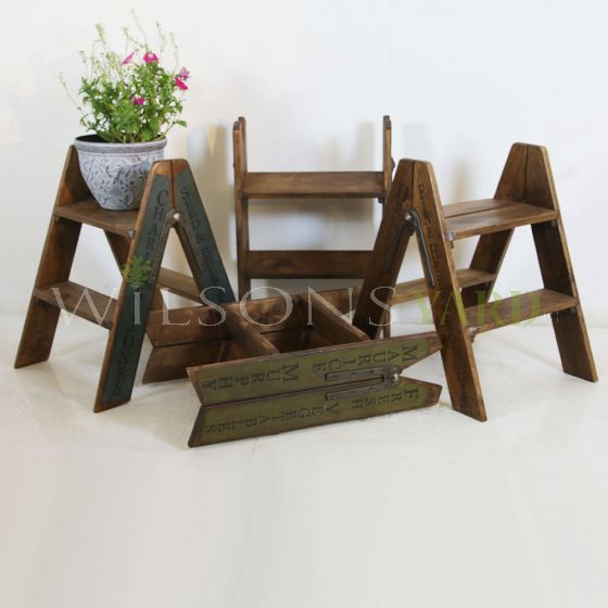 Vintage wooden steps