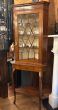 Beautiful glazed corner cupboard