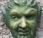 Decorative green man wall plaque