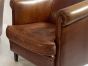 Pair of beautiful vintage leather club chairs