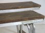 Antique wooden benches