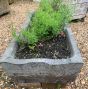 Lovely unusual 19th century Welsh slate trough / planter 
