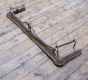 Antique brass fire fender