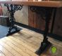 Vintage console table made from reclaimed wood