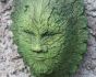Decorative green man wall plaque